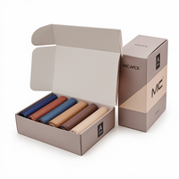 Caja de Embalaje de Papel Reciclable para Envíos, Caja de Regalo de Cartón Corrugado Plegable Personalizada para Ropa con Logotipo