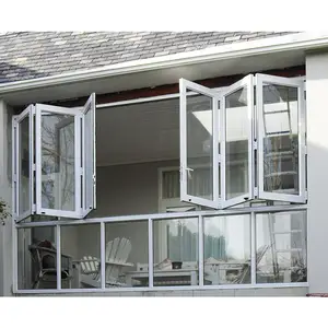 2023 mais recente produtos casa grande janelas horizontal porta cozinha janela dobrável