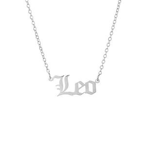 Collana di gioielli di moda <span class=keywords><strong>segno</strong></span> <span class=keywords><strong>zodiacale</strong></span> 18K oro acciaio inossidabile oro 12 collana <span class=keywords><strong>zodiacale</strong></span> - Product Image 5