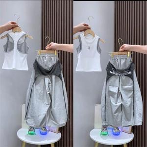 Conjunto <span class=keywords><strong>de</strong></span> <span class=keywords><strong>Ropa</strong></span> <span class=keywords><strong>de</strong></span> Verano <span class=keywords><strong>Estilo</strong></span> Coreano <span class=keywords><strong>para</strong></span> Niñas, 2 Piezas, Top sin Mangas y Pantalones, <span class=keywords><strong>Ropa</strong></span> Casual <span class=keywords><strong>para</strong></span> <span class=keywords><strong>Adolescentes</strong></span> - Product Image 6