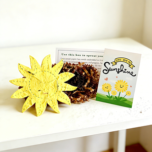 Papel de <span class=keywords><strong>Semillas</strong></span> Germinables con Formas Especiales, Regalo Decorativo Personalizado DIY, Marcapáginas, Tarjeta de Felicitación - Product Image 5