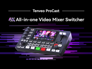 2026 Tenveo Dernier mélangeur AV PC500, contrôleur de caméra et commutateur avec ports vidéo NDI HDMI 3G-SDI pour diffusion en temps réel et caméra 4K - Product Image 6