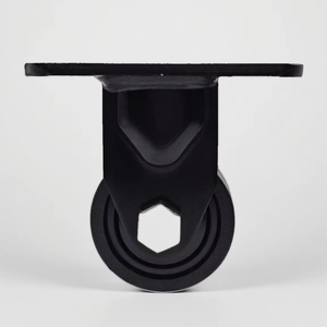 Fabrikpreis Nylon Starre 2-Zoll Feststehende Schwerlast-Industrierollen Kugellager 300kg Tragfähigkeit Langlebiger Trolley 1 Jahr Garantie - Product Image 3