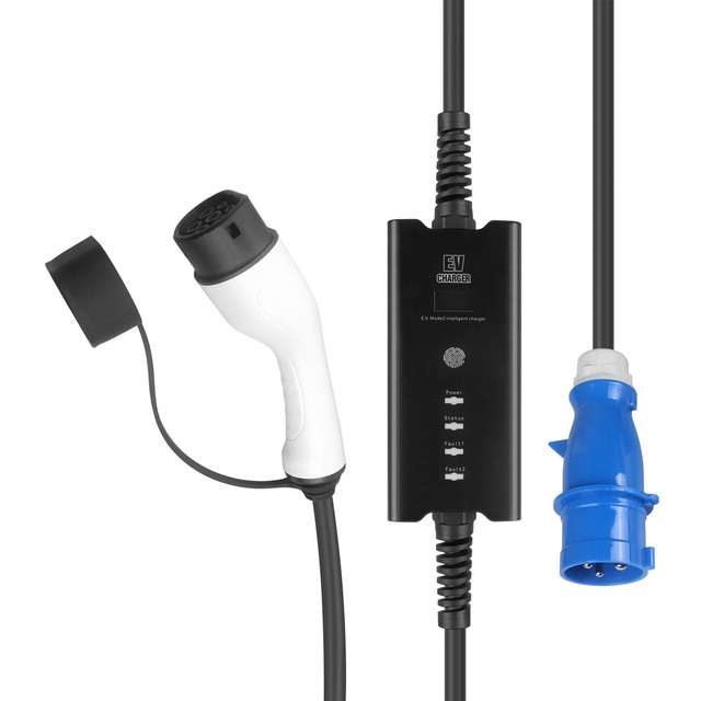 Intelligent Recognition Type 2 AC16A /32A Portable EV Charger for Electric Vehicle