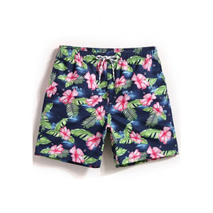 Pantalon de gymnastique à imprimé floral pour hommes, short de fitness respirant, logo personnalisé Bangladesh 100% polyester, taille moyenne, anti-rides, vêtements de course - Product Image 6