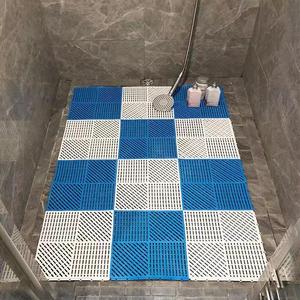Pvc Drainage Interlocking Tiles with Suction Cups for Bathroom Pool Kitchen Locker Room - Product Image 6