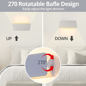 Đèn LED Gắn Trần Gắn Tường Trang Trí Nội Thất Hành Lang Nhà Hàng Bằng Nhôm Trang Trí Ban Công Đèn Treo Tường Màu Vàng Nhạt - Product Image 5