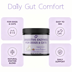 OEM/ODM Hot Sale <b>Digestive</b> <b>Enzymes</b> Powder <b>for</b> <b>Dogs</b>&Cats, Kibble Diet,Support Healthy Digestion, Nutrient Absorption&Regularity - Product Image 4