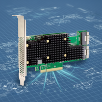 Adaptador RAID Tri-Modo 9620-16i Serie 9600 24G PCIe 4.0, Adaptador MegaRAID Tri-Modo X8 PCIe 4.0 Compatible con NVMe/SAS/SATA