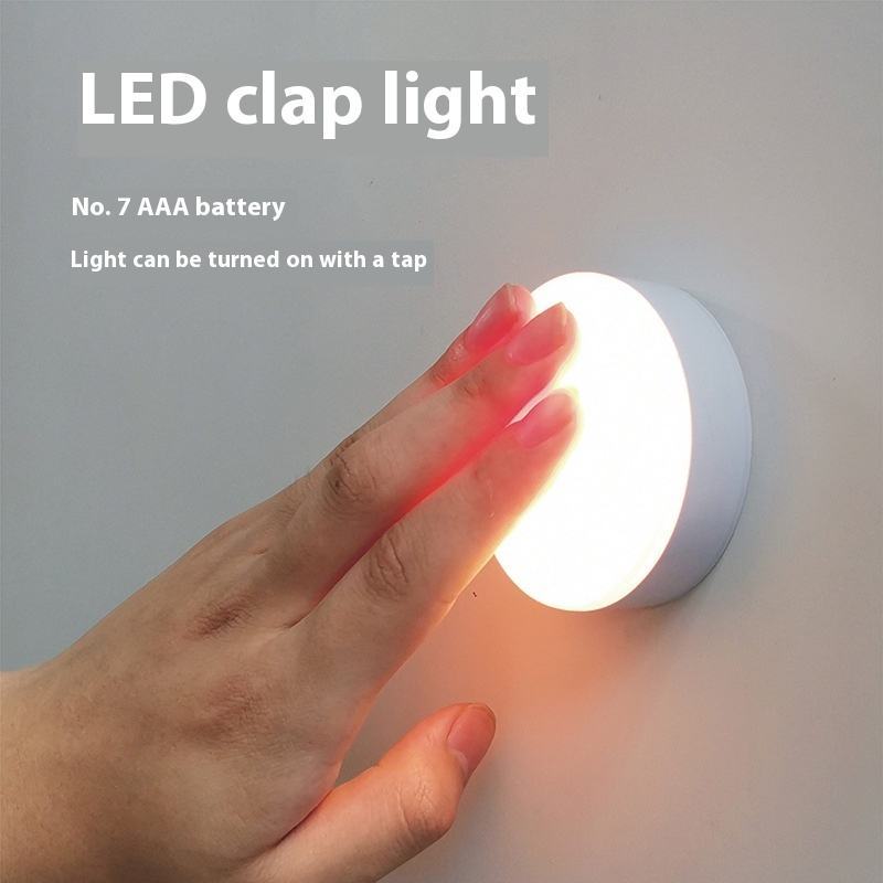 High Quality LED PIR Motion Sensor Cabinet Lights Rechargeable Mini Night Light for Bedroom Closet AAA Battery Powered