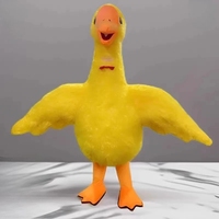 Costume d'oie de mascotte de cygne gonflable Vêtements de scène de divertissement