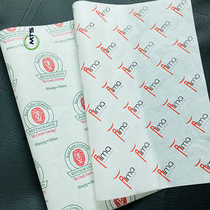 Logotipo personalizado Impresso Food Grade GreaseProof Papel Pergaminho Grease Proof Reutilizável Baking Sandwich Hamburger Pão Papel De Embrulho - Product Image 3