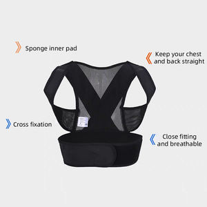 Ceinture de redressement professionnelle de taille unique, respirante, à élasticité suffisante, approuvée pour l'été, réglable, pour une protection optimale - Product Image 3