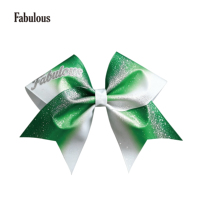 Noeuds de cheveux personnalisés pour cheerleading, avec strass et paillettes, nœuds surdimensionnés pour filles, couleurs d'équipe personnalisées, confortables, respirants, logo personnalisé