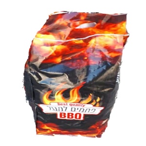 Sacs en papier kraft imprimés personnalisés, <span class=keywords><strong>cousues</strong></span> à ouvert et imprimés colorés pour aliments, charbon - Product Image 2