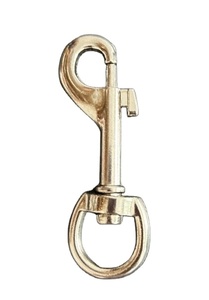 Ovale Ring Van Zinklegering Hondenriem Touw Rond Vernikkeld Oogdraaibare Karabijnhaak - Product Image 2