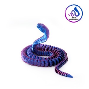 Feeron - Serpiente Articulada Impresa en 3D con PLA, Juguete Antiestrés, Duradera, Realista, Regalo Único para Niños - Product Image 4