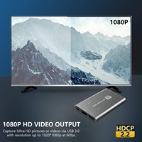 Boîtier d'enregistrement et de jeux vidéo en Streaming, HDMI 4K/3.0 P, 60fps, carte d'acquisition pour jeux en direct, avec port USB 1080, pour PS3/4,Nintendo Switch, etc
