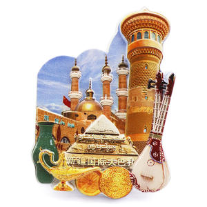 מפעל פרסום מותאם אישית 3d polyresin איטליה מגנט מקרר עיר מגנטים למקרר למקרר המזכרות תיירים - Product Image 4