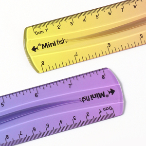 Aangepaste 20Cm Zachte Pvc Flexibele Gradiënt Liniaal Schattige Kawaii Schoolbenodigdheden Duurzaam Plastic - Product Image 2