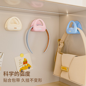 Gancho para colgar en la puerta Chunzao, ovalado, para montar en la pared, multiusos, para organizar el armario. - Product Image 2