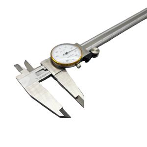 Uso industriale <span class=keywords><strong>12</strong></span> pollici in acciaio inox quadrante <span class=keywords><strong>Vernier</strong></span> pinza precisione a doppia mano analogica pinza strumenti di misura - Product Image 1