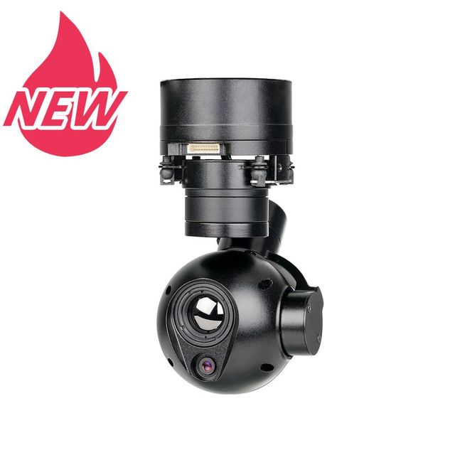 ViewPro Drone Thermal Camera Gimbal Q2R Triple Sensor Zoom & IR & LRF for UAV Inspection and Public Safety