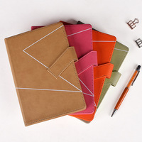 Carnet de notes A5 à couverture rigide en cuir/tissu de l'université avec logo personnalisé imprimé pour une utilisation promotionnelle en entreprise