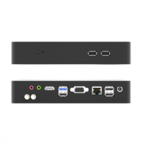 Mini PC de escritorio de Control Industrial todo en uno ATX integrado sin ventilador Mini ordenador 4COM 8USB AMD4 memoria de vídeo Mini PC Ryzen nuevo