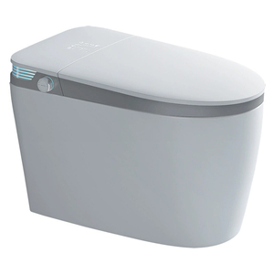 WC intelligent à réduction de bruit 400 mm avec siège à fermeture douce silencieuse et température réglable - Product Image 2