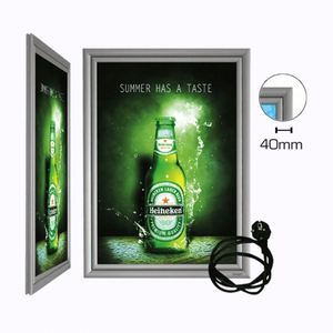 Customized Slim LED Light Box for Indoor Advertising Aluminum <b>Frame</b> Movie <b>Posters</b> Display Accessories - Product Image 1