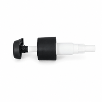 Pompe à lotion côtelée blanche ISO9001 28/410 33/410 à visser 4,0cc 5,0cc avec ressort interne pour recharge de shampoing et savon