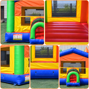<span class=keywords><strong>Castillo</strong></span> Inflable Ceyu con Ventana de Malla y Entrada en Forma de Torre Cónica para Alquiler en Fiestas Infantiles - Product Image 6