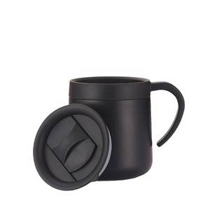 Taza de Café con Asa de 14 oz, Doble Capa, Aislamiento al Vacío, Acero Inoxidable 304, Taza Portátil - Product Image 1
