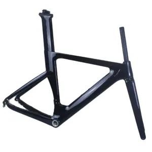 Заводская низкая цена черный глянцевый дорожный велосипед 700c велосипедная Рама карбоновые китайские карбоновые рамы для дорожного велосипеда
