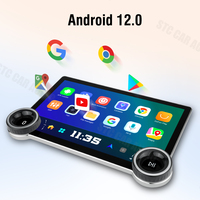 Android 12 sistem Audio mobil portabel, navigasi GPS pemutar DVD Stereo layar sentuh Radio MP3 fungsi DSP termasuk