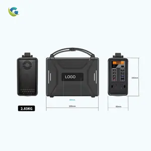 GuoLi 300W 디지털 디스플레이 다기능 휴대용 발전소 LED 조명 고속 충전 전원 은행 70000mAh