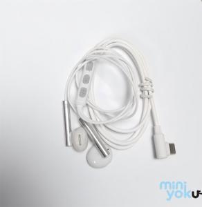 หูฟังเอียร์บัดแบบมีสาย TYPE-C ดิจิตัลแบบมีสายสำหรับถ่ายทอดสดคาราโอเกะปรับจูนสายสำหรับโทรศัพท์มือถือหูฟังเพลงแบบมีสายมีลวดลาย - Product Image 4