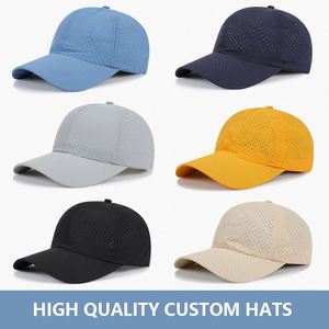 Gorras de Béisbol Personalizadas Transpirables para Exteriores, Gorra de Béisbol Lisa con Logotipo Bordado, Gorra de Béisbol de 6 Paneles Impermeable de Secado Rápido - Product Image 2