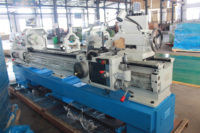 Mesin Bubut Horizontal Manual CA6140*1500 Tugas Sedang Motor 7.5kW NT40 Spindle Taper Tinggi 220V/380V 16-1400rpm Merek TENGDONG