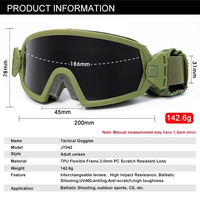 Lunettes tactiques EN166 Ansi Z87, lunettes de sécurité, lunettes balistiques, protection UV400, verres polarisés, lunettes de chasse, logo personnalisé