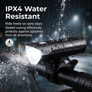 Luz LED para Bicicleta RTS de Alta Calidad, 200 Lúmenes, Recargable Tipo-C, Faro Delantero - Product Image 4