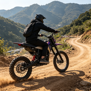 Moto de cross professionnelle de niveau 72V 5000W pour adulte débutant, idéale pour la course en cross-country et le sport de conduite en forêt - Product Image 4