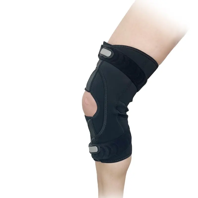 Orthopedic Wrap Around ROM Hinged OA Knee Brace Support Medical Adjustable Knee Bracket