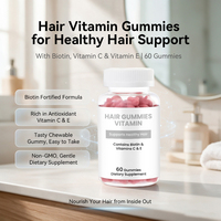 Gummies pour cheveux OEM ODM Marque privée Formule personnalisée Biotine Collagène Supplément nutritionnel beauté Fabricant