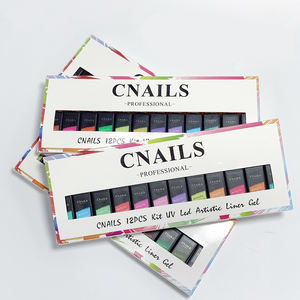 <span class=keywords><strong>Deroi</strong></span> 12 couleurs, logo privé, ensemble de gel pour nail art, gel de peinture pour liner, gel de dessin pour liner, gel d'art pour liner - Product Image 1