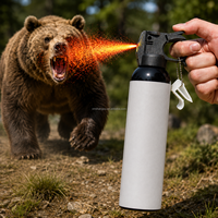 Gel dissuasif professionnel anti-ours longue portée 30 pieds, 470 ml, grande capacité, spray de sécurité extérieur personnalisable pour la protection en camping