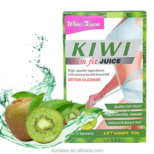 Succo di Kiwi <span class=keywords><strong>Slim</strong></span> Fit, Bevanda Naturale a Base di Erbe per la Perdita di Peso, Brucia Grassi Rapido, Detox, Polvere di Frutta, Tè Dimagrante per Donne e Uomini - Product Image 1