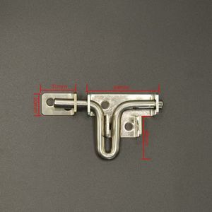 4 pollici 304 in acciaio inox a due vie serratura serratura sinistra/destra mucca gabbia <span class=keywords><strong>per</strong></span> animali domestici bulloni antifurto magazzino <span class=keywords><strong>porta</strong></span> <span class=keywords><strong>lucchetto</strong></span> di marca - Product Image 6