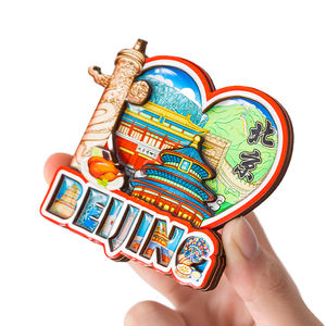 מותאם אישית גזירה תיירות מזכרת מקרר מגנט לייזר תחריט מותאם אישית לחרוט מגנטים למקרר קישוט הבית - Product Image 1